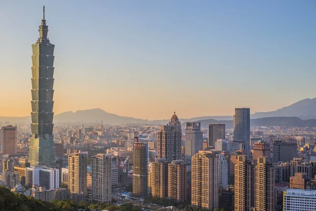 Cityscape and skyline of Taipei, Taiwan 2015