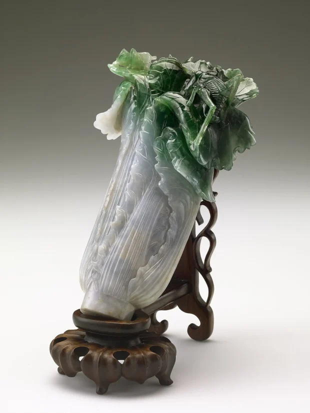 Taipei, Taiwan, National Palace Museum Jade Cabbage Jadeite Cabbage 翠玉白菜