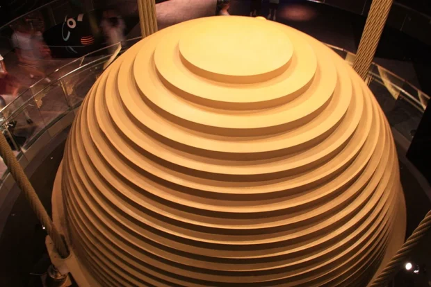 2010 07 22315 6942 Xinyi District, Taipei, Buildings, Taipei 101, Mass dampers, Taiwan