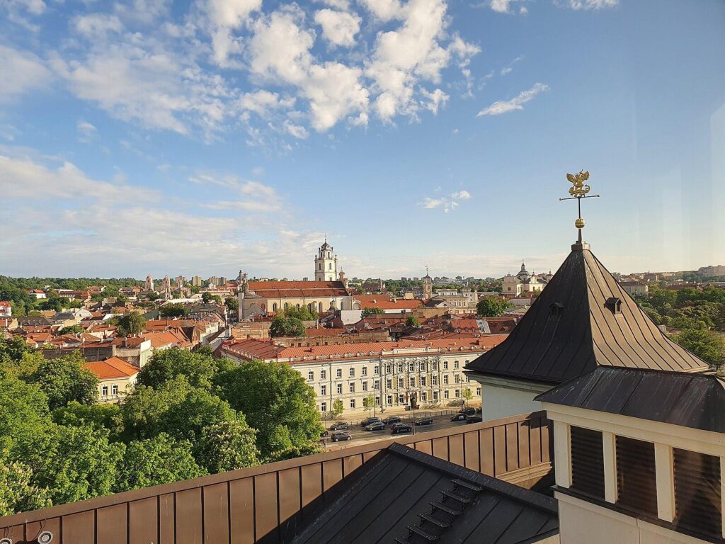 View of the Vilnius Old Town from the Observation Tower of the Palace of the Grand Dukes of Lithuania (2)