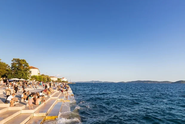 The Sea Organ on the Adriatic coast of Zadar, Croatia (48670418032)
