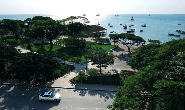 Zanzibar, Tanzania, Forodhani Gardens Forodhani jubilee gardens Zanzibar